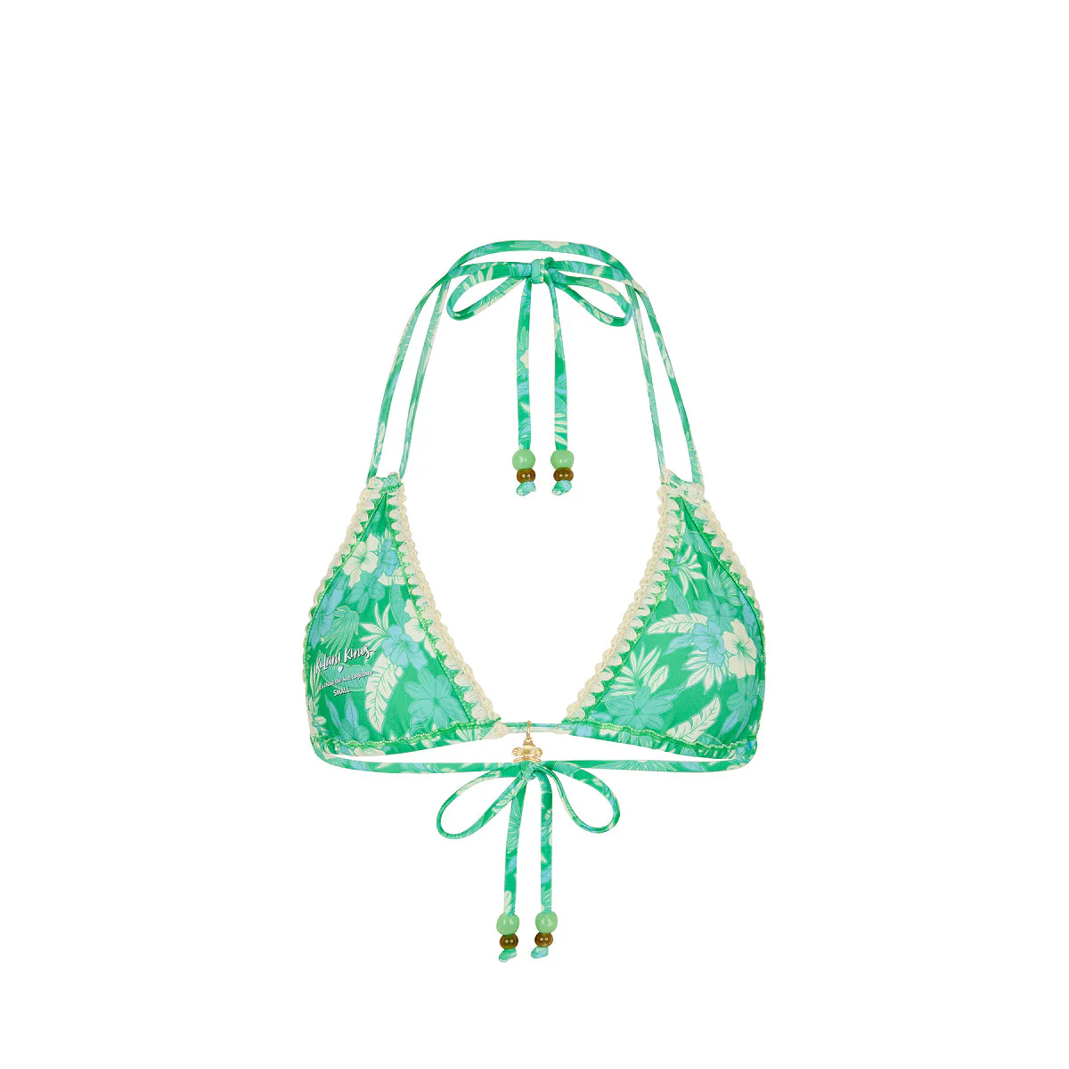 Crochet Halter Bikini Top - Barefoot Breeze - Image 9