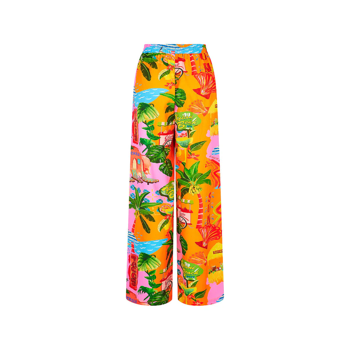 Drawstring Summer Pants - Sunlit Spritz - Image 10