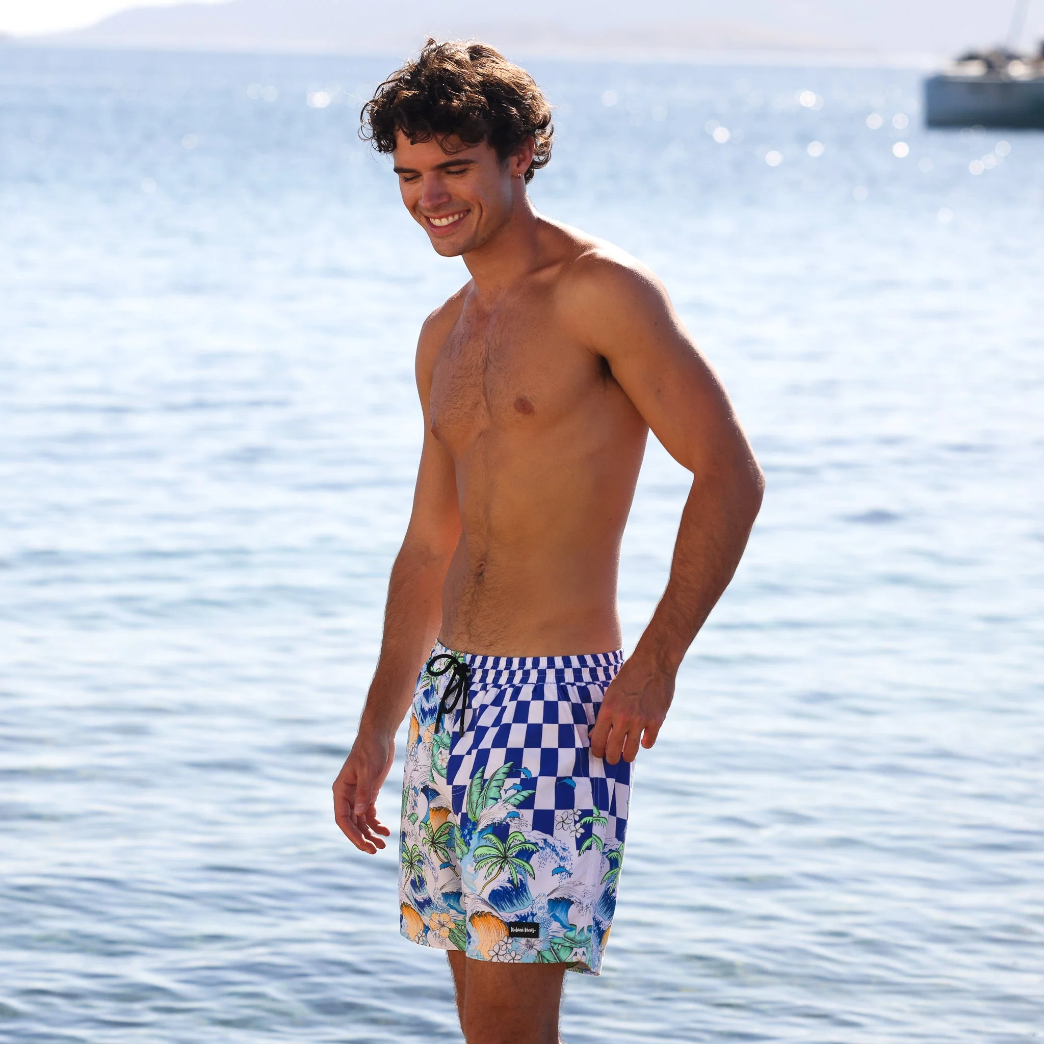 Men's Swim Trunks - Blue Crush - Image 5