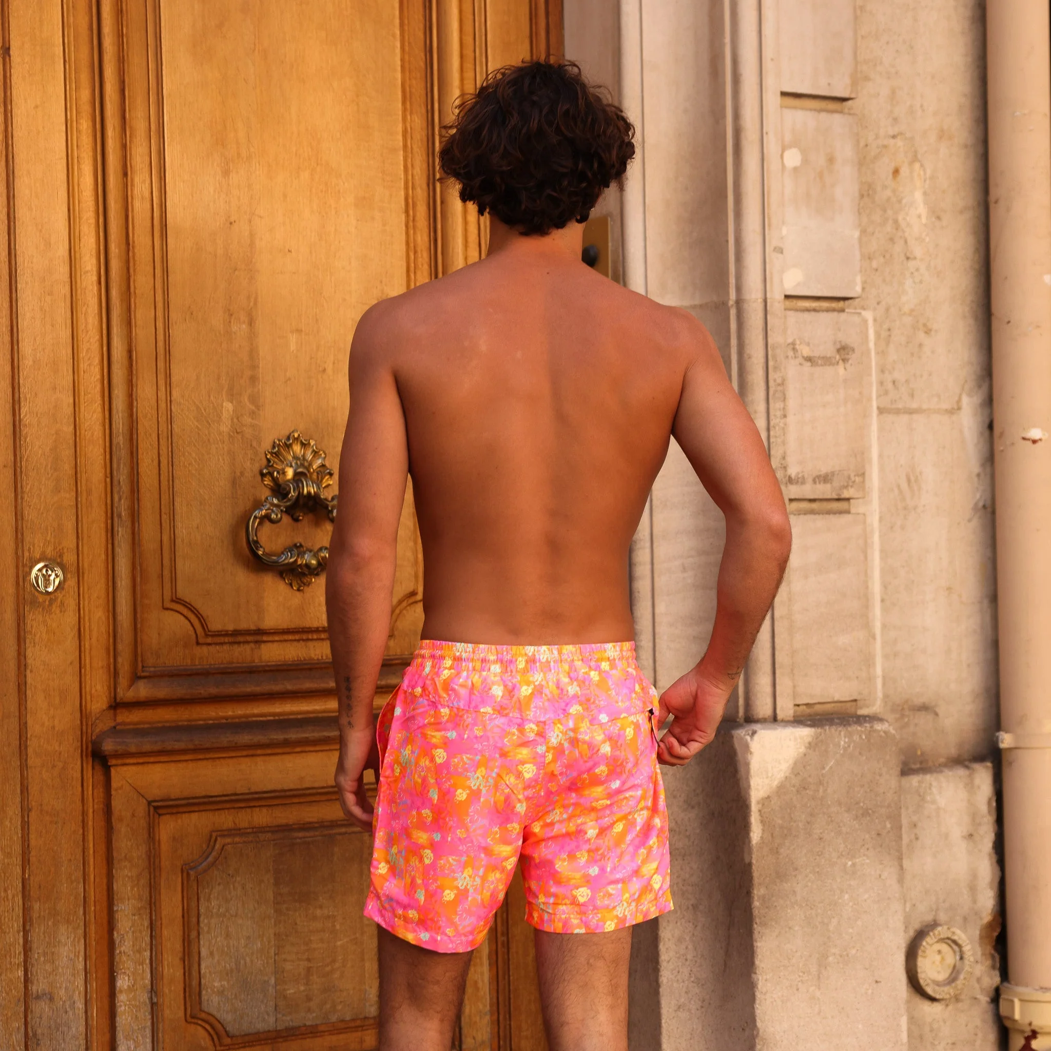 Men's Swim Trunks - Sunrise Kiss - Image 6