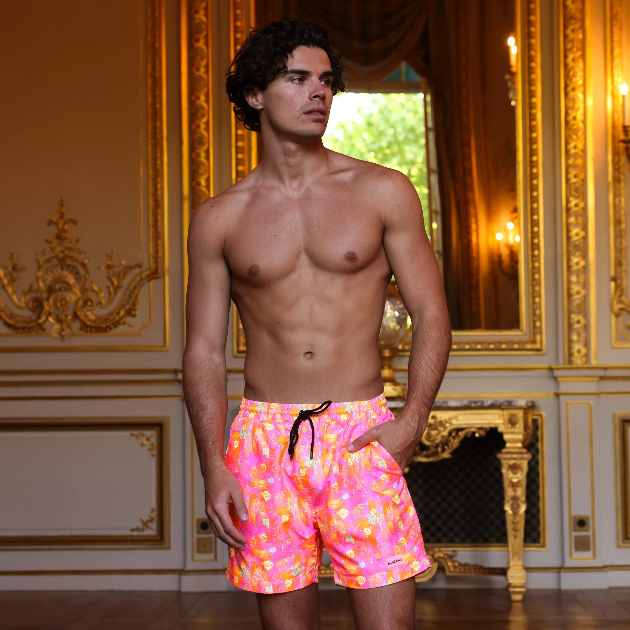 Men's Swim Trunks - Sunrise Kiss - Image 7