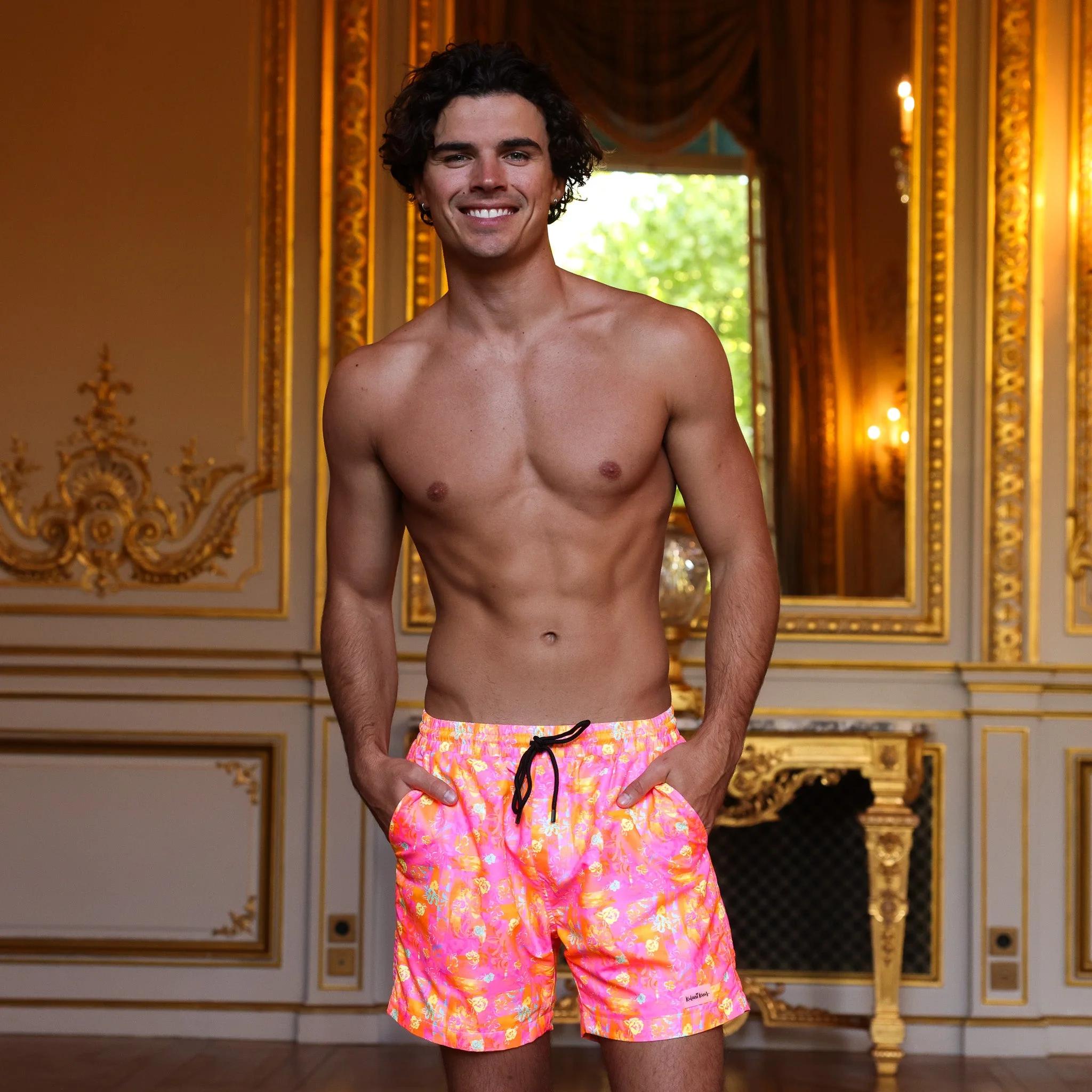 Men's Swim Trunks - Sunrise Kiss - Image 8