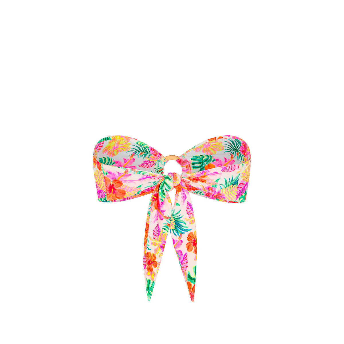Strapless Bandeau Bikini Top - Island Escape - Image 8